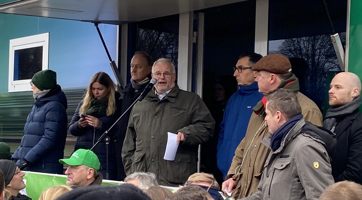 Grodemonstration Berlin 18. Dezember 2023