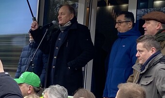 Grodemonstration Berlin 18. Dezember 2023