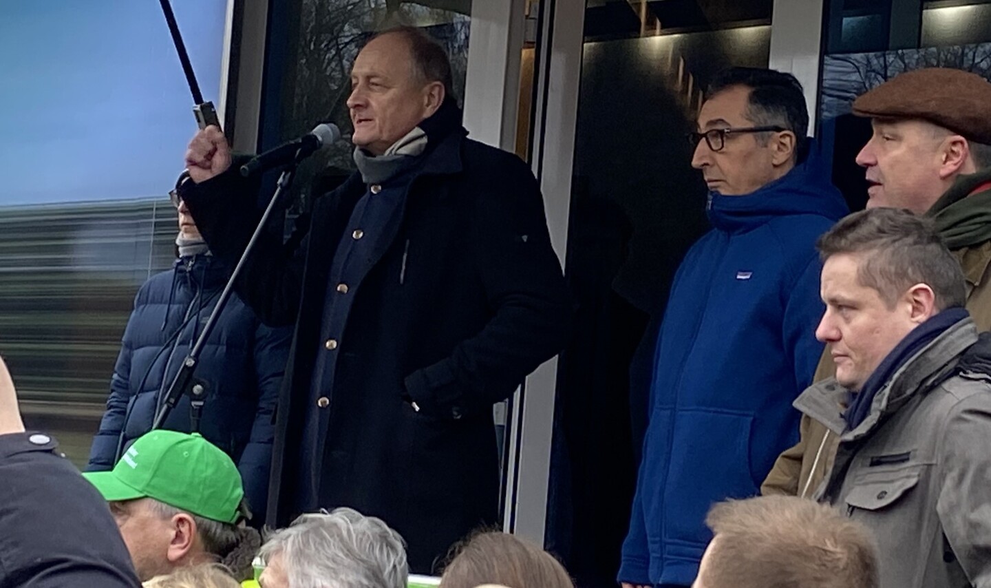 Grodemonstration Berlin 18. Dezember 2023